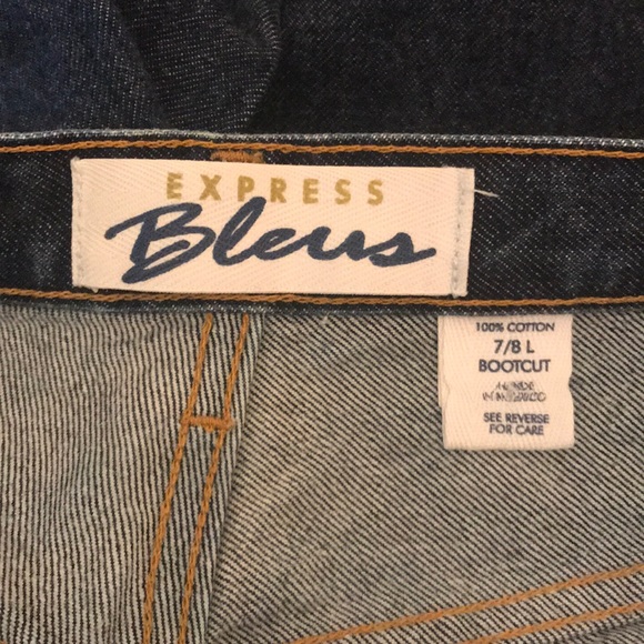 Express Bleus Womens Bootcut Blue Jeans - Picture 7 of 7